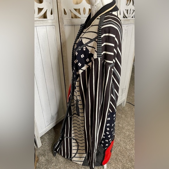 Koos Van Den Akker Vintage Women’s Maxi Coat Patchwork Quilted 80s NYC - Picture 5 of 7